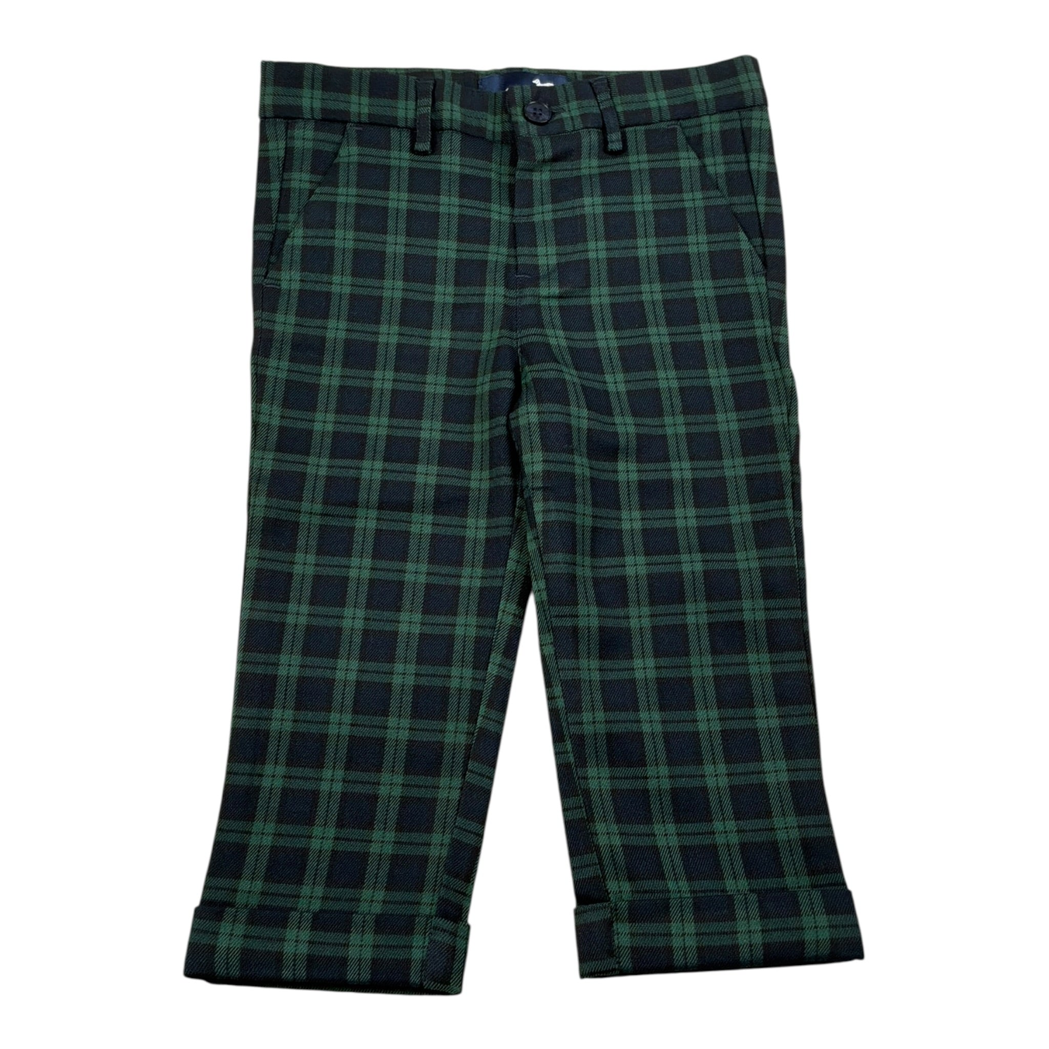 Harmont & Blaine Pantalone Fantasia Fantasia Quadri Blu/Verde per Neonato 241TJW008 BLU/VERDE HARMONT & BLAINE 