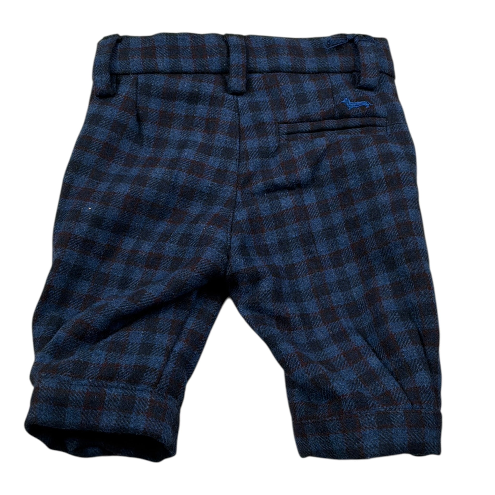 Harmont & Blaine Pantalone Fantasia Quadri Blu per Neonato JLW001 BLU HARMONT & BLAINE 