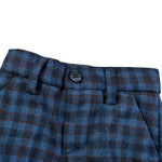 Harmont & Blaine Pantalone Fantasia Quadri Blu per Neonato JLW001 BLU HARMONT & BLAINE 