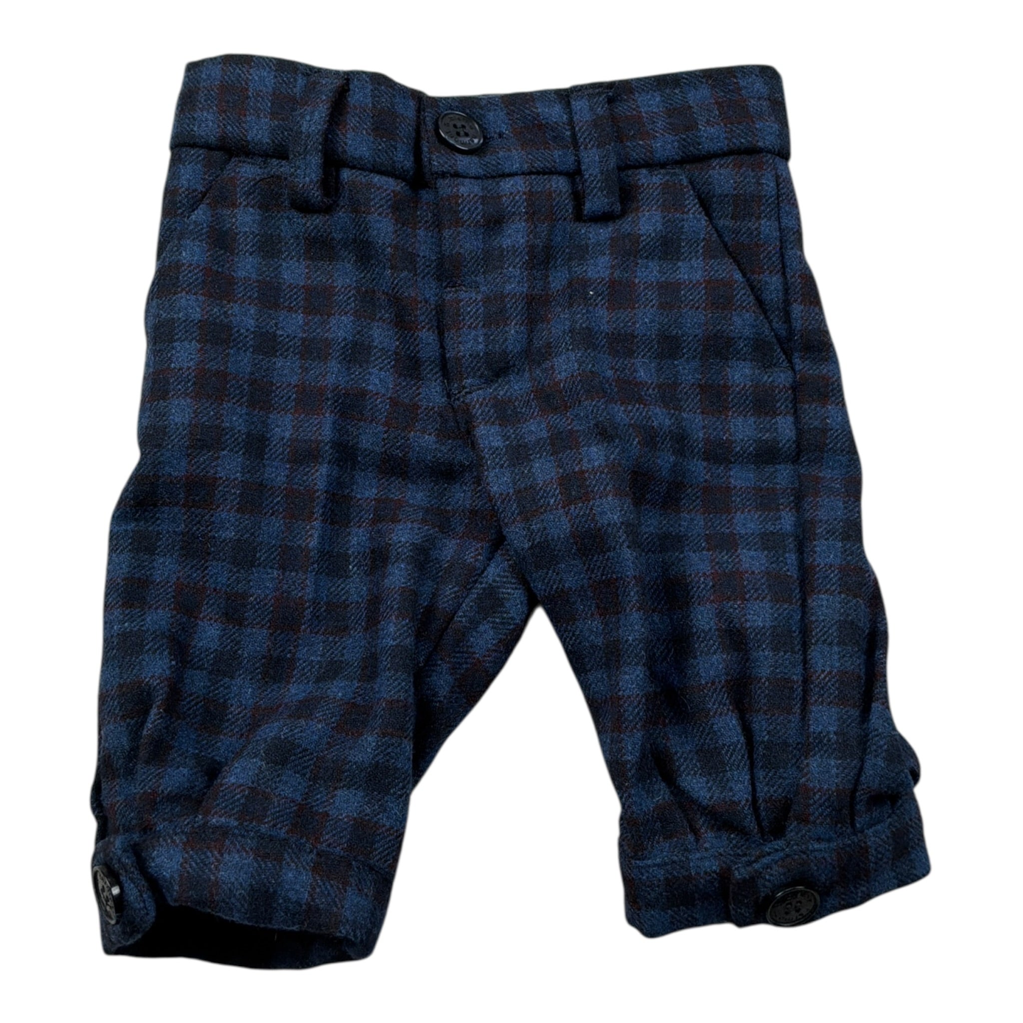 Harmont & Blaine Pantalone Fantasia Quadri Blu per Neonato JLW001 BLU HARMONT & BLAINE 