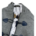 Hashstag For Boys Completo 3 Camicia-Cardigan-Pantalone Grigio per Neonato 243623 GRIGIO HASHSTAG FOR BOYS 