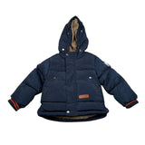 Hashstag For Boys Giubbino tinta unita con Cappuccio Blu per Neonato 243631 BLU HASHSTAG FOR BOYS 