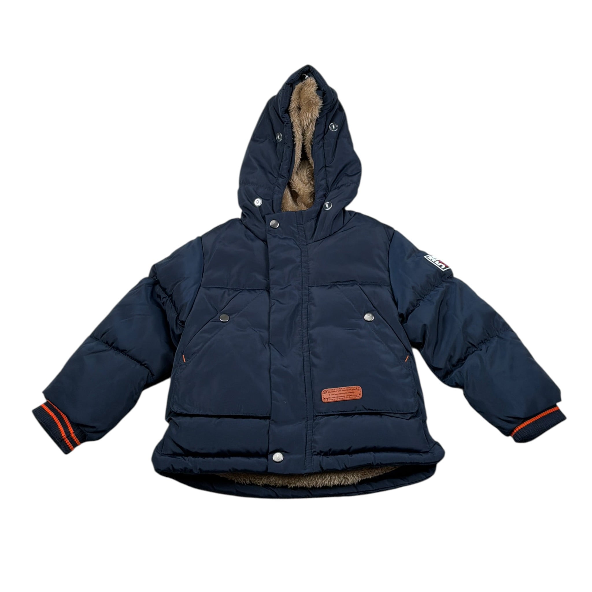 Hashstag For Boys Giubbino tinta unita con Cappuccio Blu per Neonato 243631 BLU HASHSTAG FOR BOYS 
