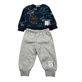 Hashstag For Boys Completo 2 Pezzi Felpa-Pantalone Blu per Neonato 255612 BLU HASHSTAG FOR BOYS 