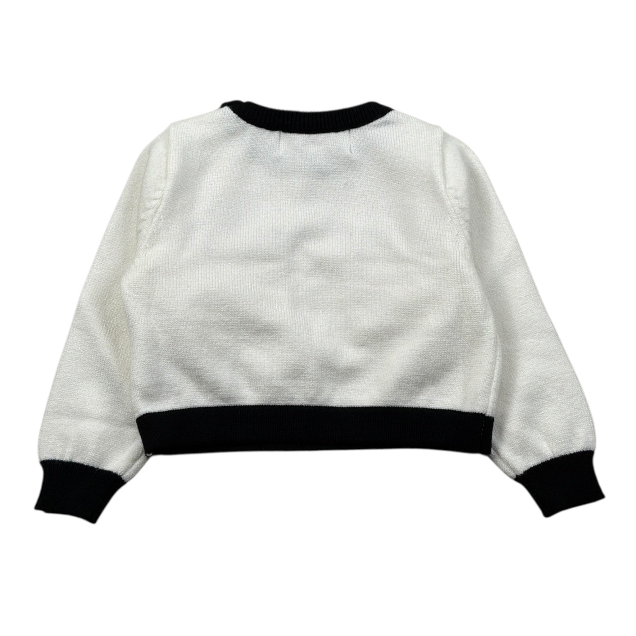 Hate Love Maglia Girocollo tinta unita Panna per Neonata HLNSW02047 PANNA HATE LOVE 