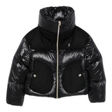 Herno Giubbino tinta unita con Zip Blu per Bambina PI000190G BLU HERNO 