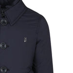 Herno Giubbino tinta unita con Zip E Colletto Blu per Bambino PI00156B12456Z BLU HERNO 