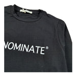 Hinnominate Shirt Girocollo tinta unita con Logo Nero per Bambino 3631M00082 NERO HINNOMINATE 