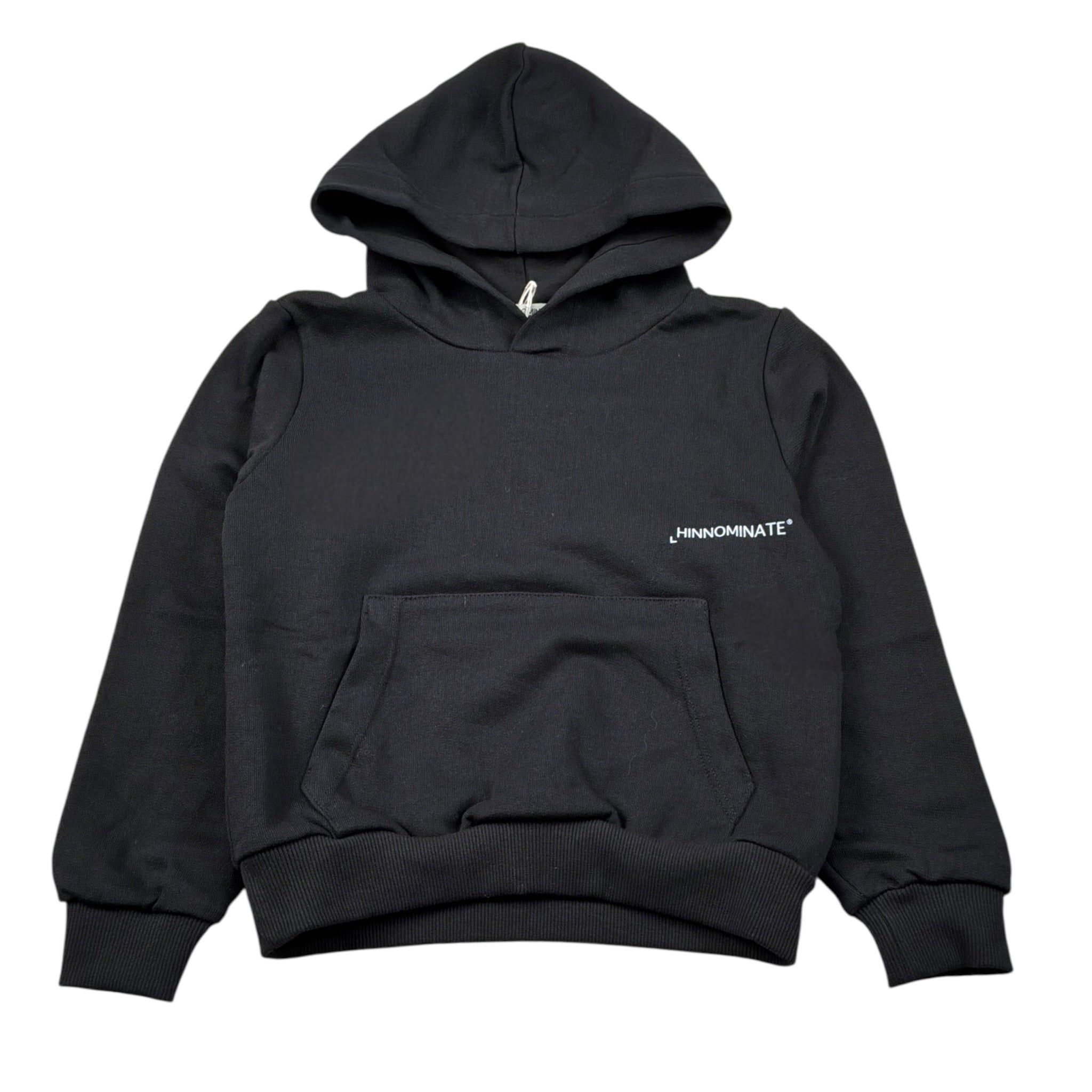 Hinnominate Felpa Chiusa con Cappuccio tinta unita Nero per Bambino 3641F00116 NERO HINNOMINATE 