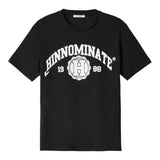 Hinnominate T-Shirt Girocollo tinta unita con Logo Nero per Bambino 36UXM00228 NERO HINNOMINATE 