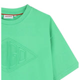Hugo T-Shirt tinta unita con Stampa Verde per Bambino G00337 VERDE HUGO 