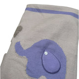 I Delfi Coperta tinta unita con Stampa Beige per Neonato 24A4025B BEIGE I DELFI 