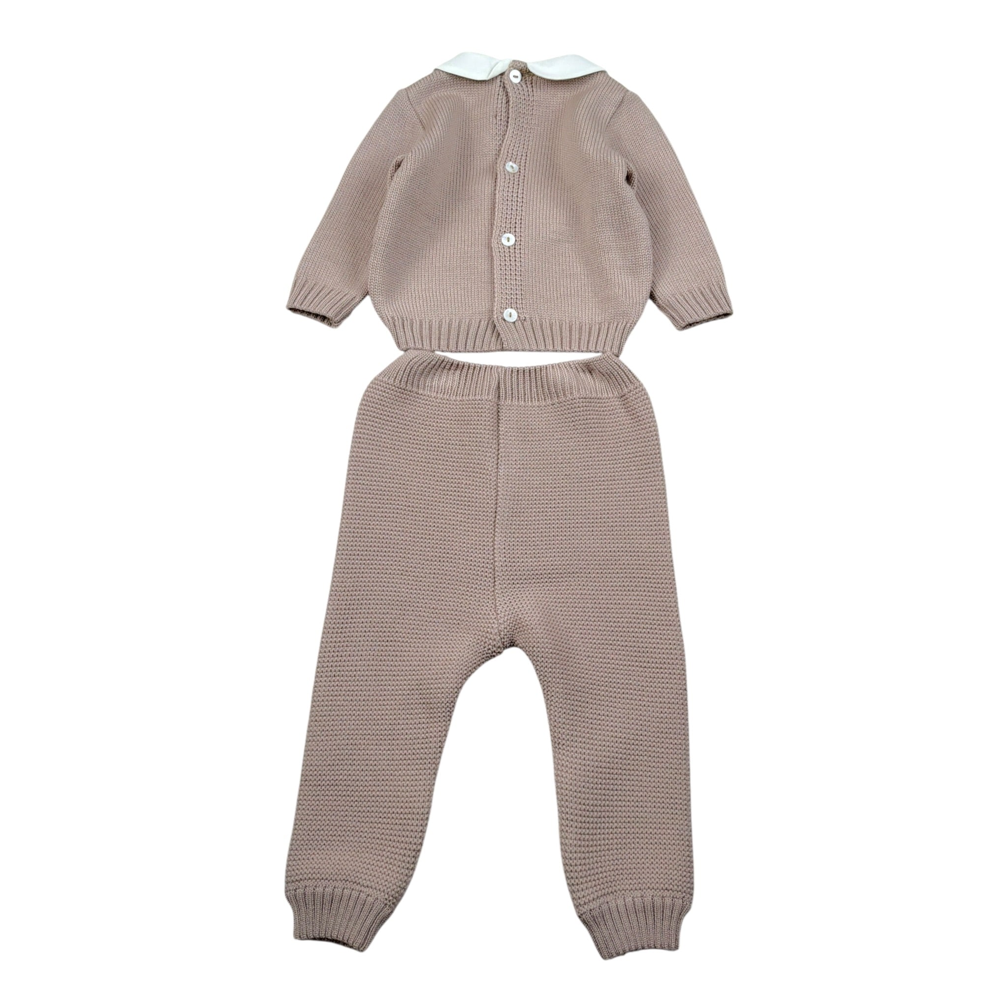 I Delfi Completo 2Pz Maglia-Pantalone Beige per Neonato 24A4181 BEIGE I DELFI 