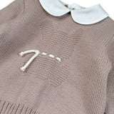 I Delfi Completo 2Pz Maglia-Pantalone Beige per Neonato 24A4181 BEIGE I DELFI 
