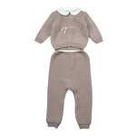I Delfi Completo 2Pz Maglia-Pantalone Beige per Neonato 24A4181 BEIGE I DELFI 