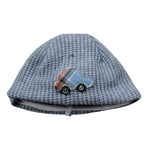 I Delfi Cappello tinta unita con Applicazione Azzurro per Neonato 25A6303 AZZURRO I DELFI 