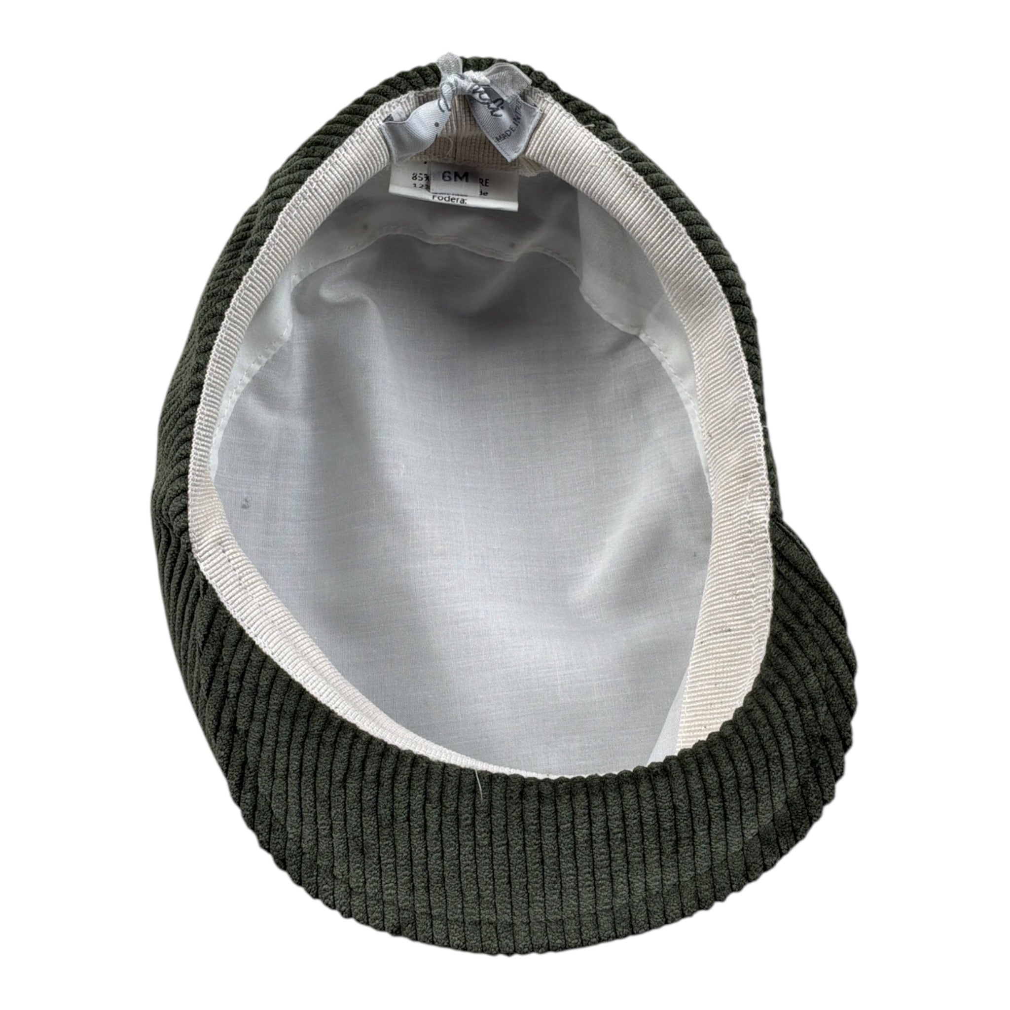 I Delfi Cappello tinta unita Coppola Verde per Neonato 25A6357 VERDE I DELFI 