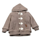 I Delfi Cappotto tinta unita con Cappuccio Beige per Neonato 25A6507 BEIGE I DELFI 