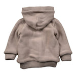 I Delfi Cappotto tinta unita con Cappuccio Beige per Neonato 25A6507 BEIGE I DELFI 