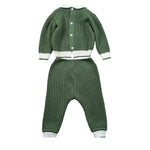 I Delfi Completo 2Pz Maglia-Pantalone Verde per Neonato 25A6551 VERDE I DELFI 