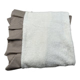 I Delfi Coperta In Spugna tinta unita Bianco per Neonata 25A6564 BIANCO I DELFI 