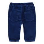 I Do Pantalone tinta unita con Elastico In Vita Blu per Neonato 4A229 BLU I DO 