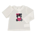 I Do Completo 2Pz Shirt-Short Bianco per Neonata 4F116 BIANCO I DO 