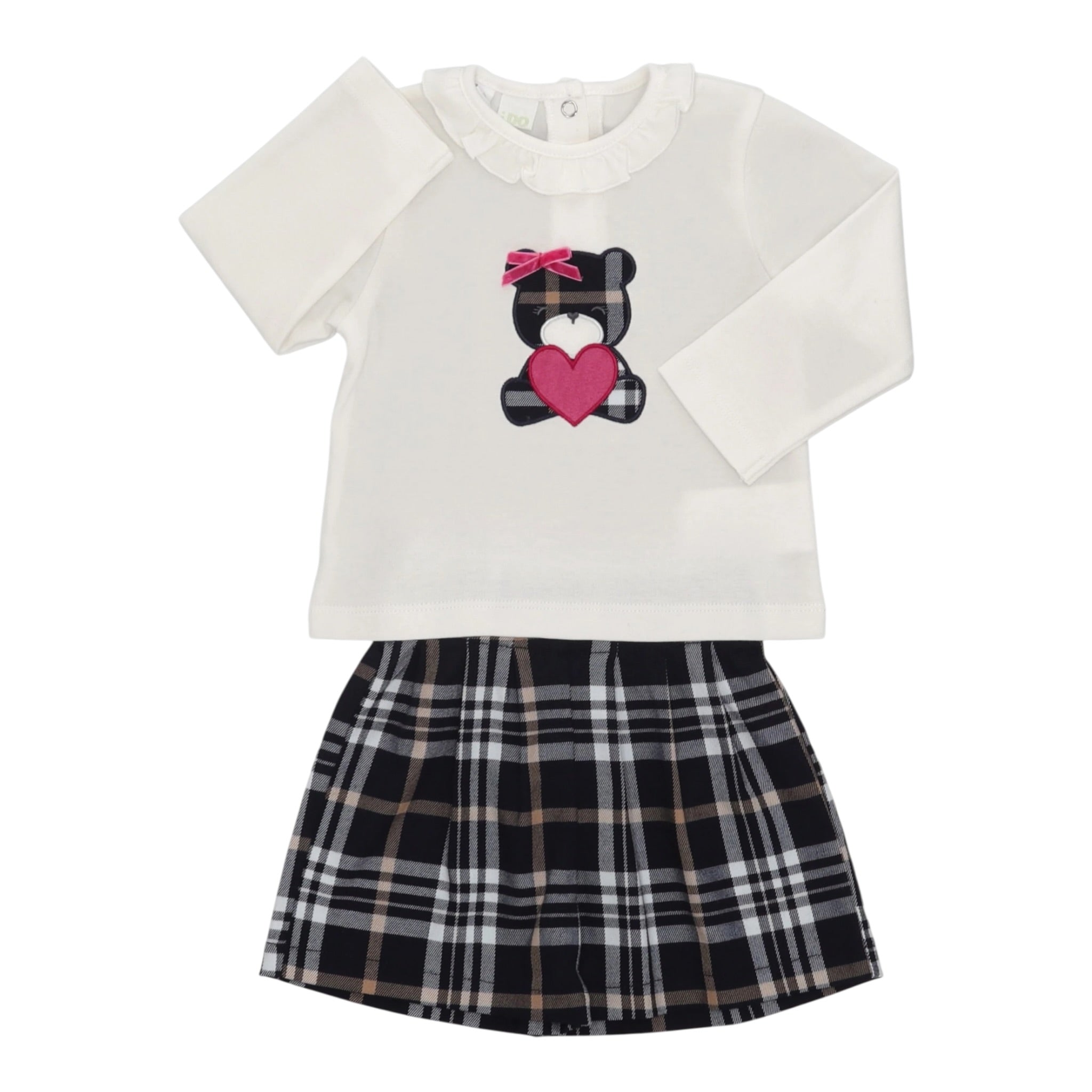 I Do Completo 2Pz Shirt-Short Bianco per Neonata 4F116 BIANCO I DO 