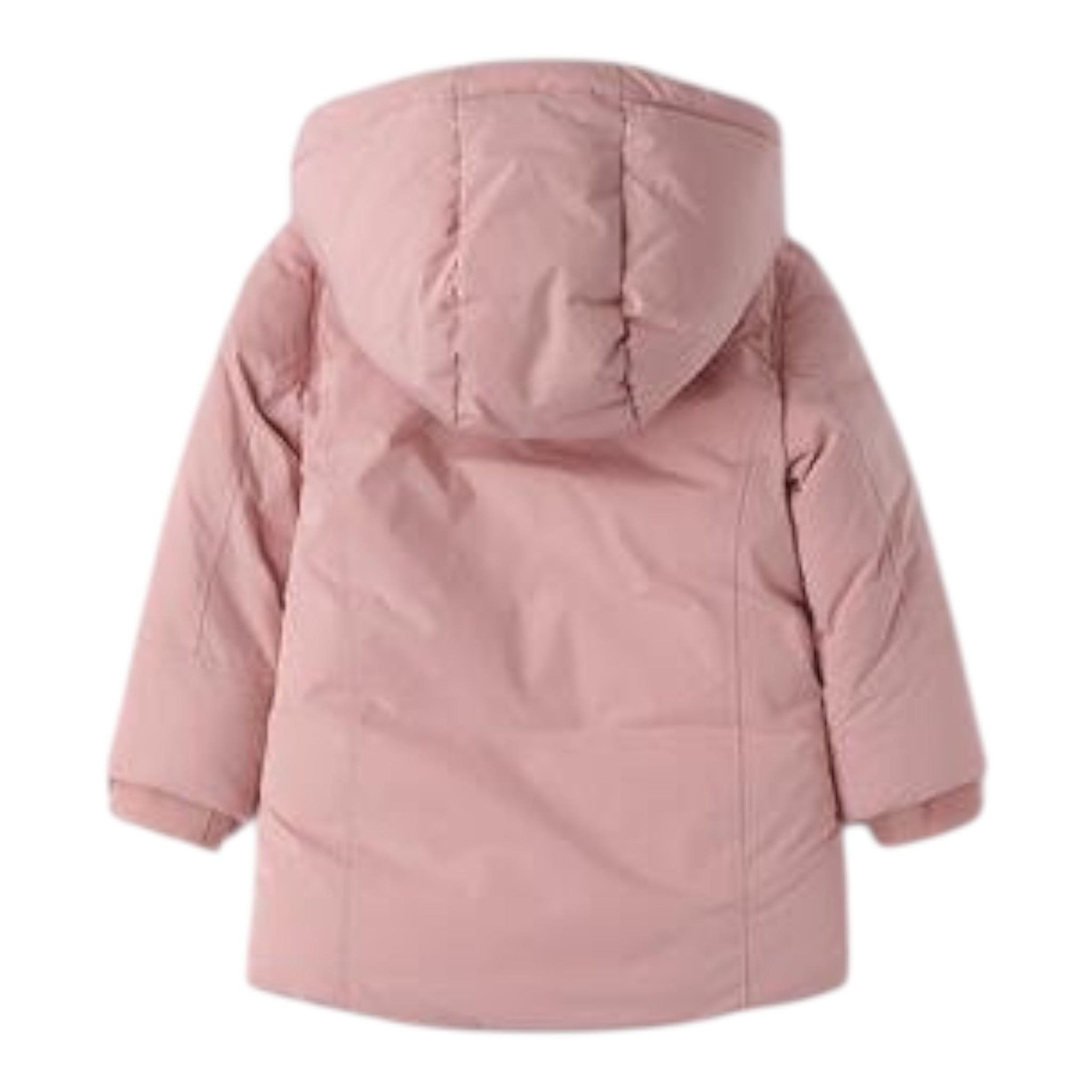 I Do Giubbino tinta unita con Zip E Cappuccio Rosa per Bambina 4F277 ROSA I DO 