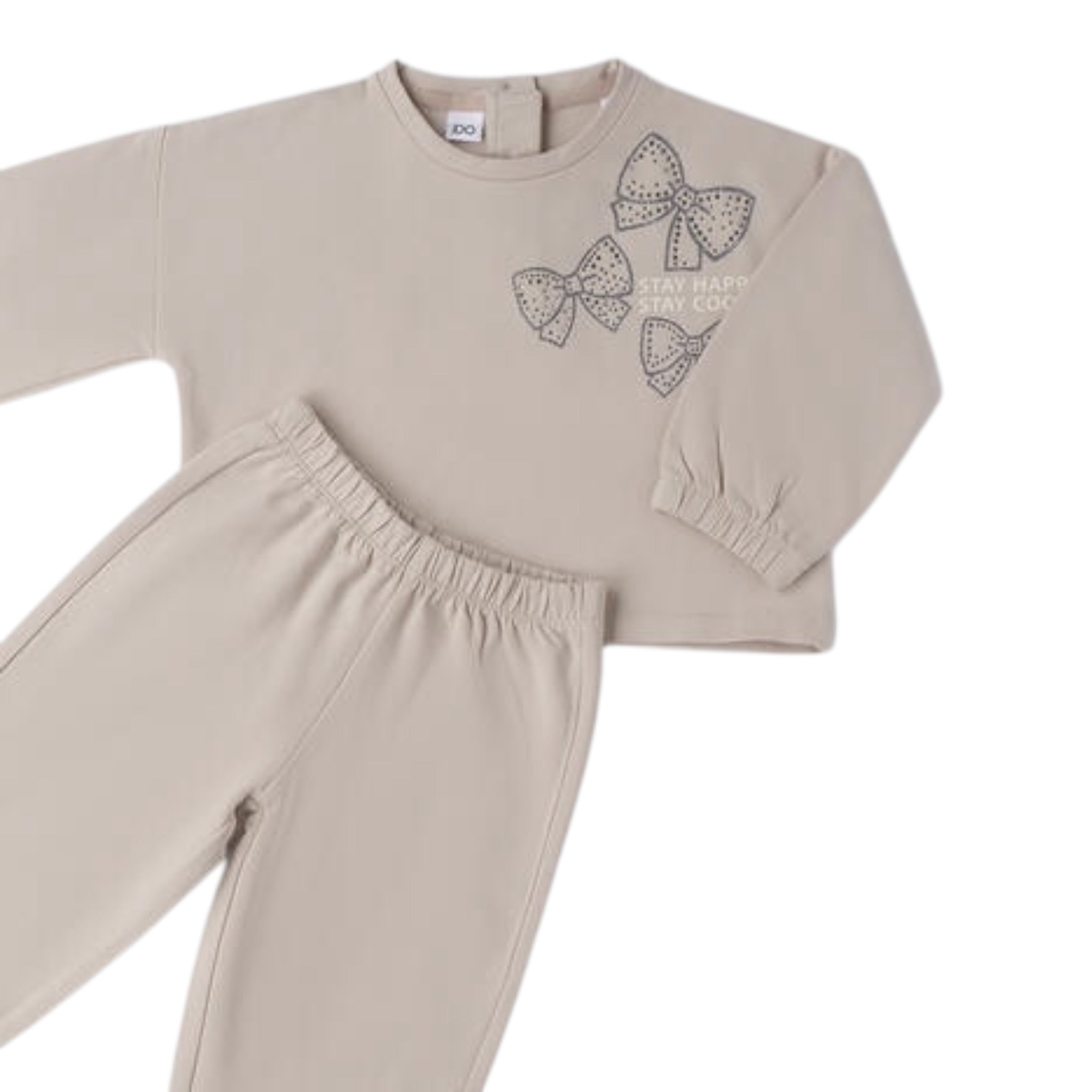 I Do Completo 2Pz Felpa-Pantalone Grigio per Bambina 4F339 GRIGIO I DO 