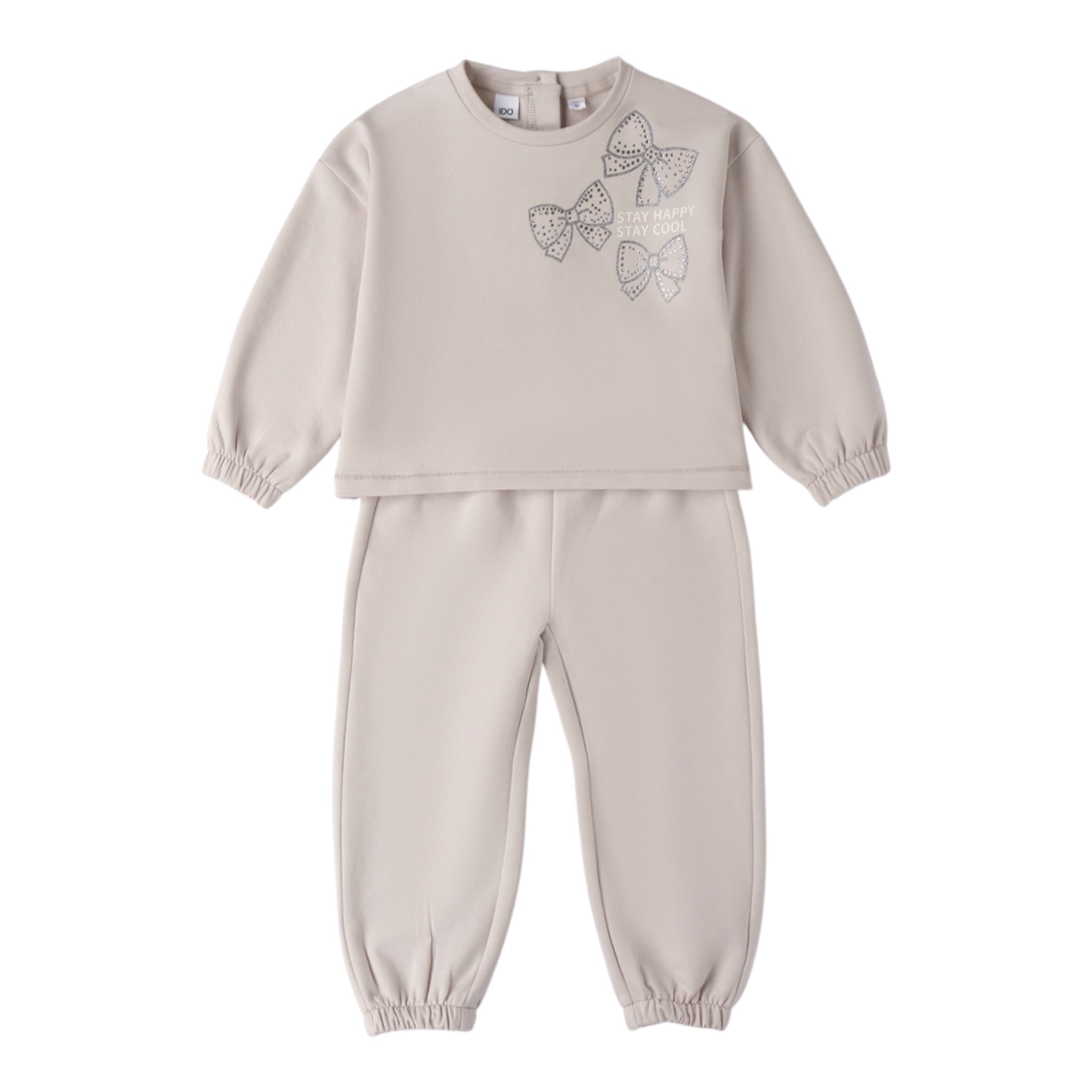 I Do Completo 2Pz Felpa-Pantalone Grigio per Neonata 4F339N GRIGIO I DO 