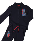 I Do Completo 2Pz Felpa-Pantalone Blu per Neonato 4F718 BLU I DO 