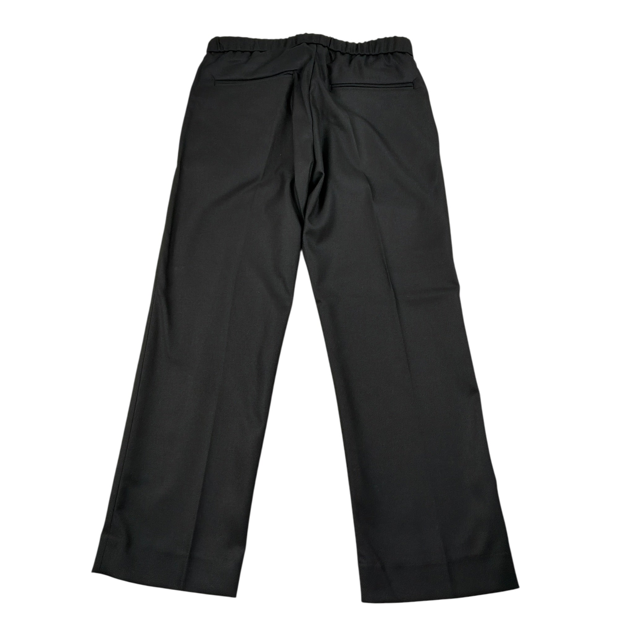 I'M Brian Pantalone tinta unita con Elastico In Vita Nero per Bambino PA2656J NERO I'M BRIAN 