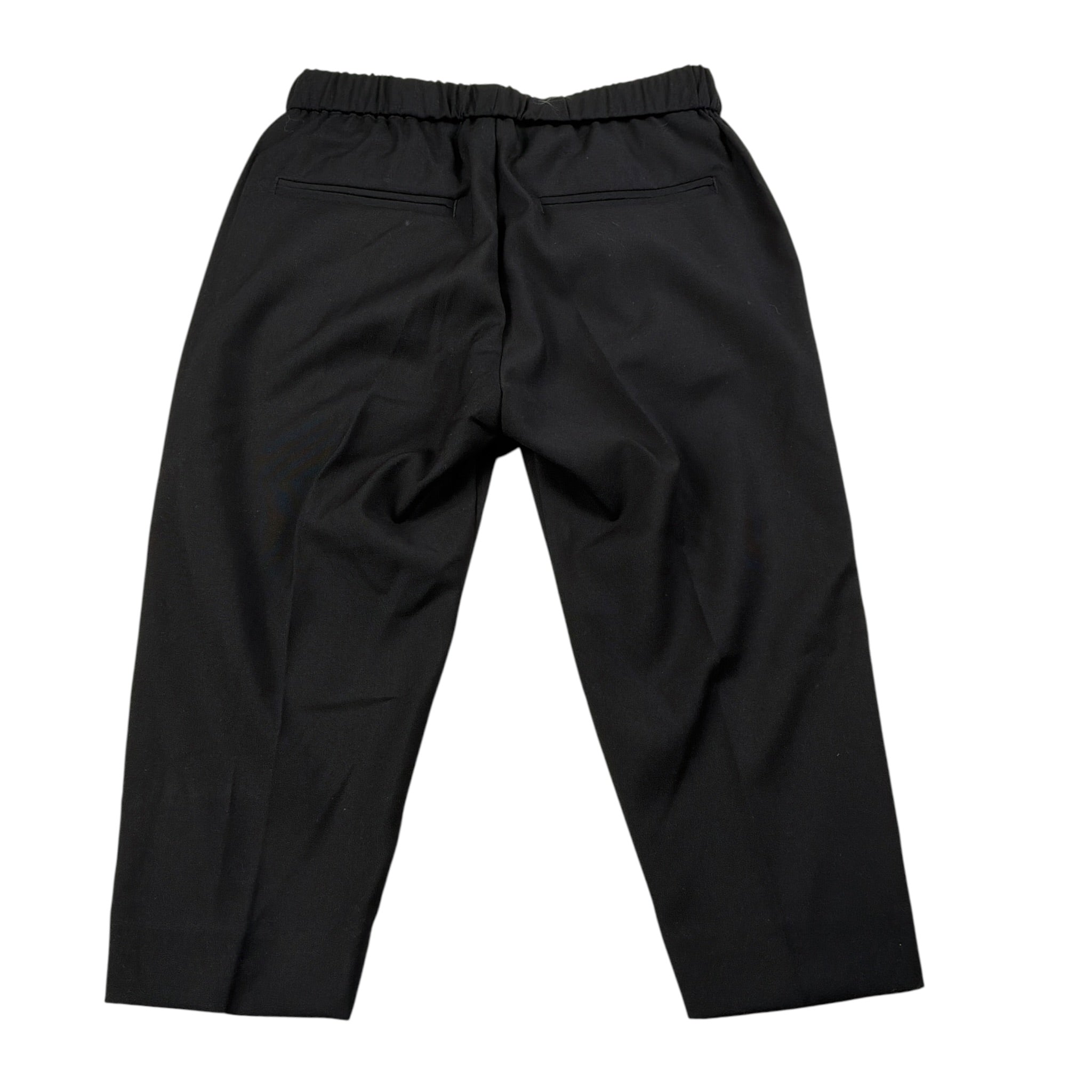 I'M Brian Pantalone tinta unita con Elastico In Vita Nero per Neonato PA3269J NERO I'M BRIAN 