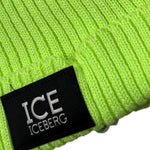 Iceberg Cappello tinta unita con Logo Giallo Fluo per Neonato CAICE0308B GIALLO FLUO ICEBERG 