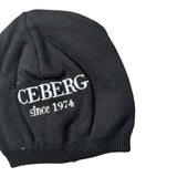 Iceberg Cappello tinta unita con Stampa Nero per Bambino CAICE2350B NERO ICEBERG 