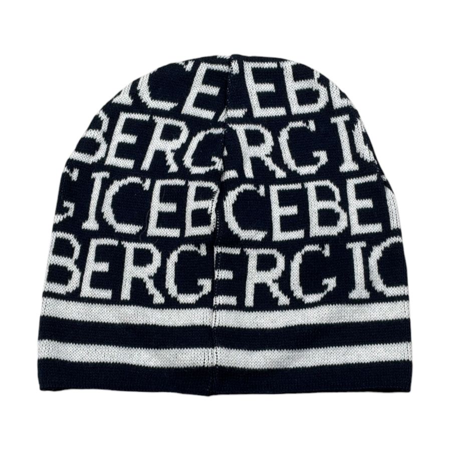Iceberg Cappello tinta unita con Stampe Blu per Bambino CAICE5302J BLU ICEBERG 