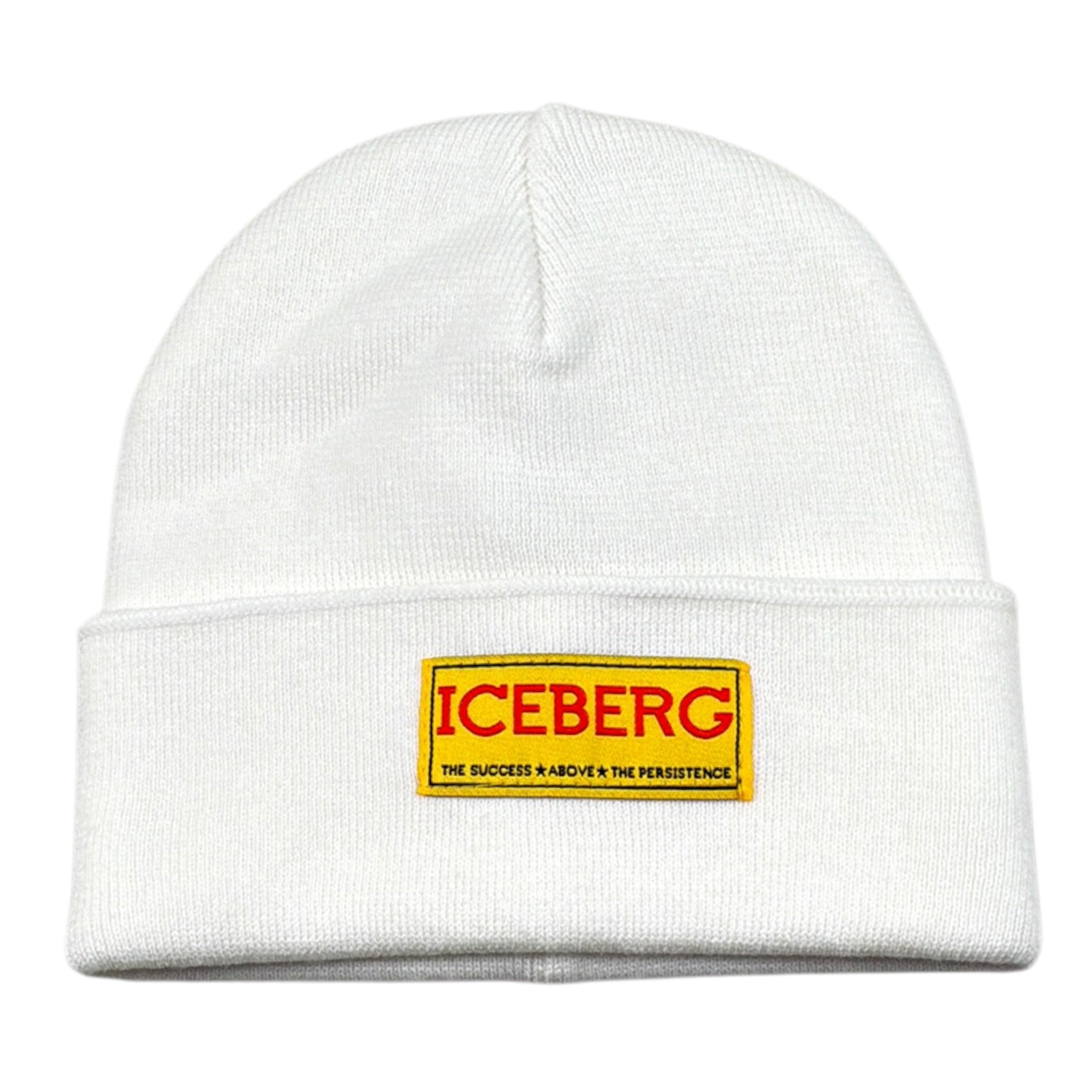 Iceberg Cappello tinta unita con Stampa Bianco per Bambino CAICE6300J BIANCO ICEBERG 