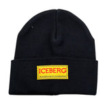 Iceberg Cappello tinta unita con Stampa Nero per Bambino CAICE6300J NERO ICEBERG 