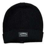 Iceberg Cappello tinta unita con Logo Nero per Bambino CAICE6301BX NERO ICEBERG 