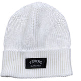 Iceberg Cappello tinta unita con Stampa Bianco per Bambino CAICE6301J BIANCO ICEBERG 