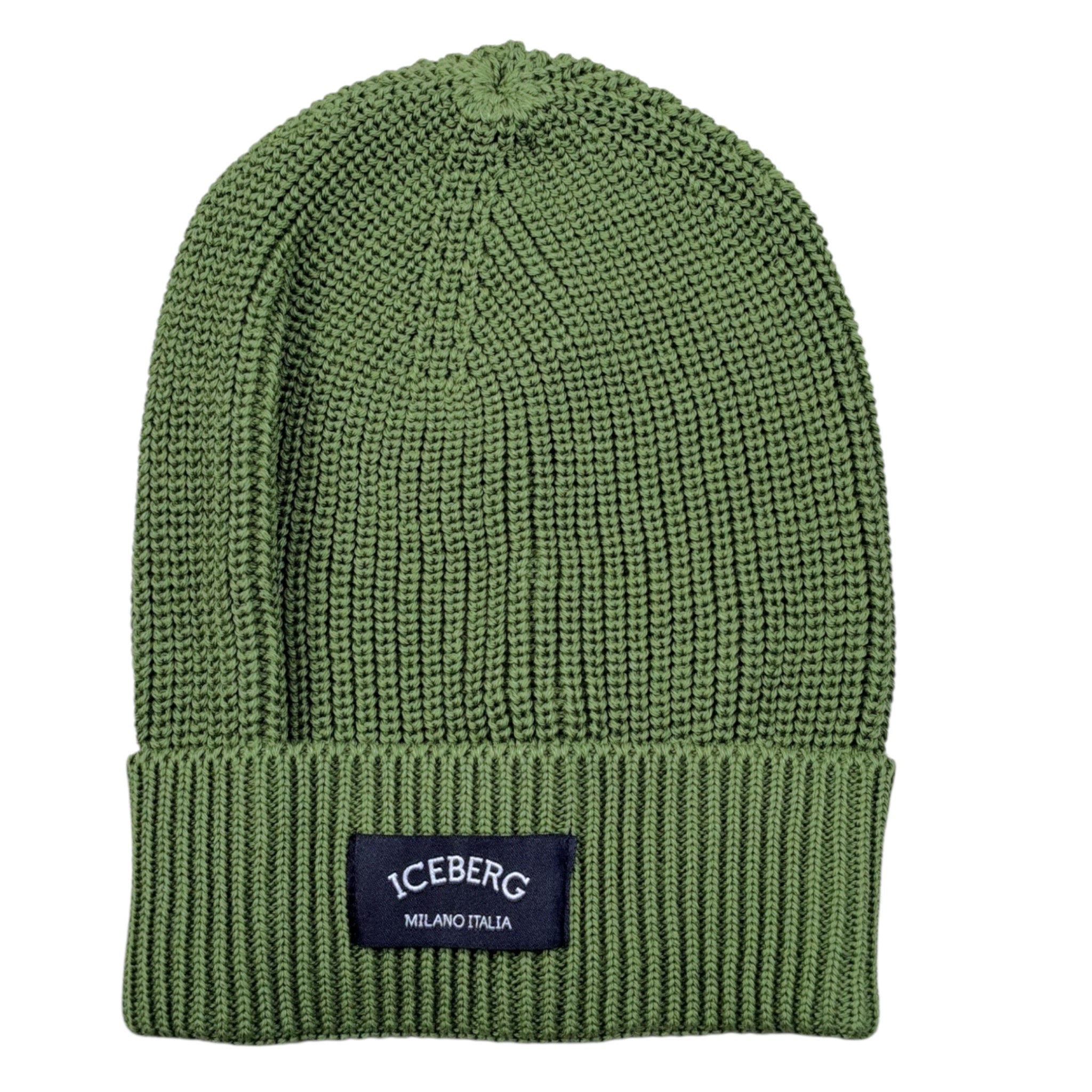 Iceberg Cappello tinta unita con Stampa Verde per Bambino CAICE6301J VERDE ICEBERG 