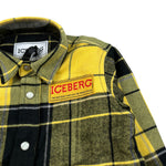 Iceberg Camicia Bicolore con Logo Giallo/Nero per Neonato CMICE6305BX GIALLO/NERO ICEBERG 