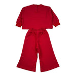 Iceberg Completo 2Pz Felpa-Pantalone con Stampa Rosso per Neonata COMICE6354BN ROSSO ICEBERG 