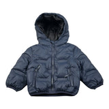 Iceberg Giubbino tinta unita con Cappuccio E Zip Blu per Neonato GBICE6303BX BLU ICEBERG 