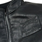 Iceberg Giubbino Ecopelle tinta unita con Zip Nero per Neonato GBICE6310B NERO ICEBERG 