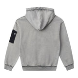 Iceberg Felpa tinta unita con Cappuccio E Stampa Grigio per Neonato MFICE6313BX GRIGIO ICEBERG 