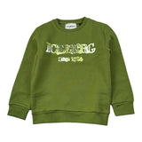 Iceberg Felpa tinta unita con Stampa Verde per Neonato MFICE6321BX VERDE ICEBERG 