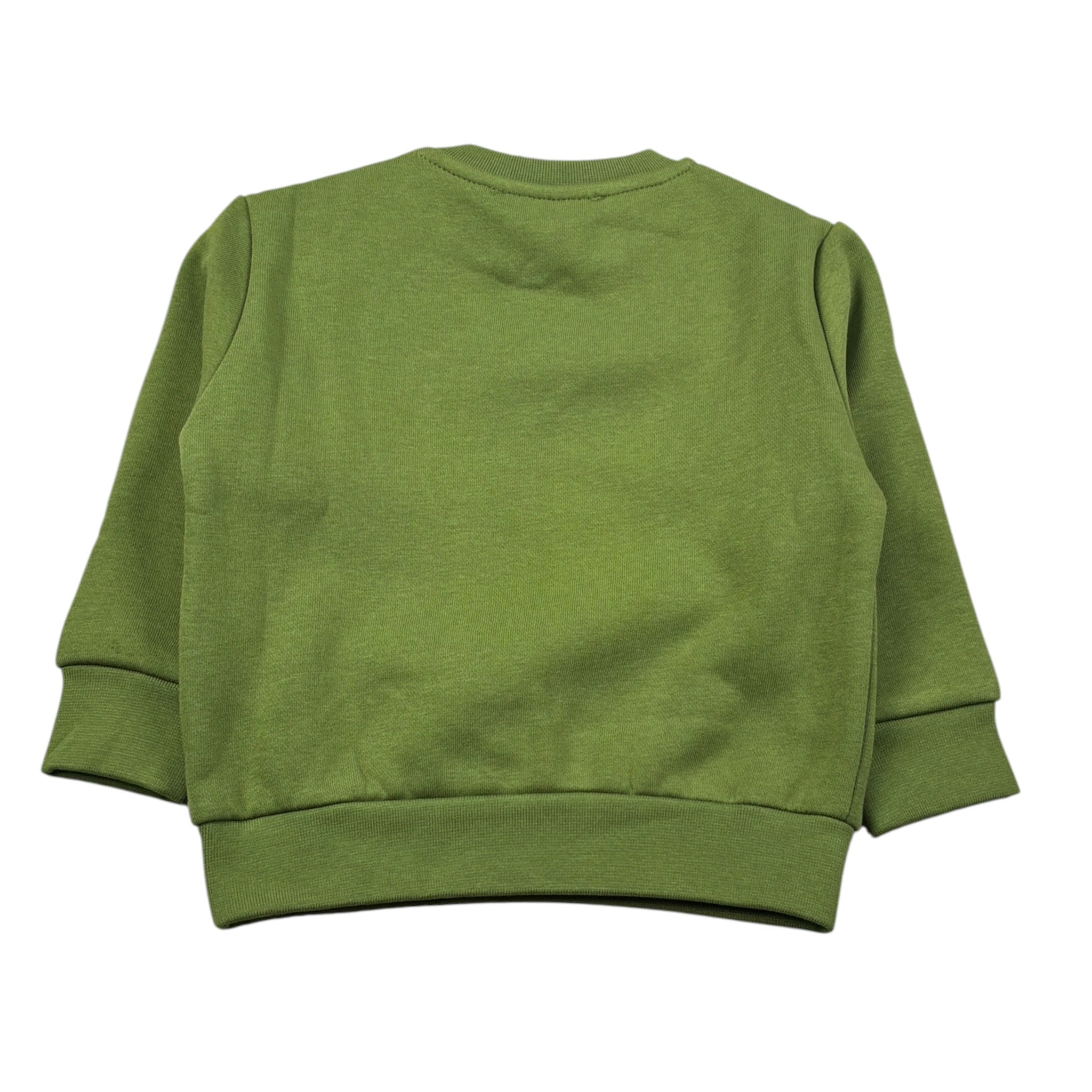 Iceberg Felpa tinta unita con Stampa Verde per Neonato MFICE6321BXX VERDE ICEBERG 