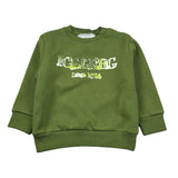 Iceberg Felpa tinta unita con Stampa Verde per Neonato MFICE6321BXX VERDE ICEBERG 
